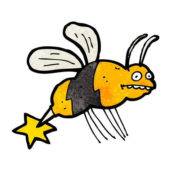 Cartoon wasp — Stock Vector