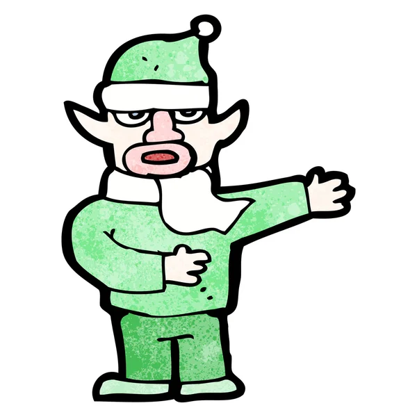 Cartoon elf — Stock Vector