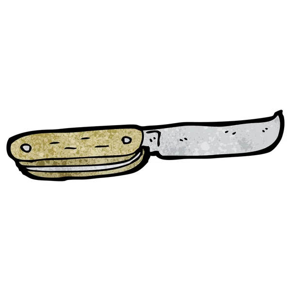 Nóż składany kreskówka — Wektor stockowy