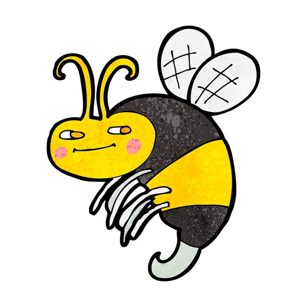 Abeja voladora — Vector de stock