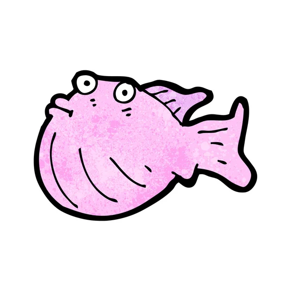 Pink Fish — Stock Vector