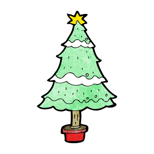 Arbre de Noël vert — Image vectorielle