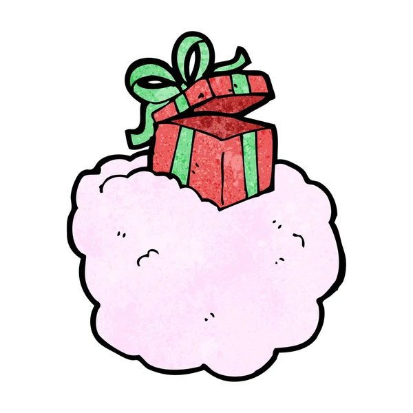 Cartoon kerstcadeau — Stockvector