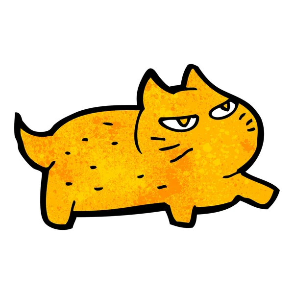 Смешной мультяшный кот — стоковый вектор