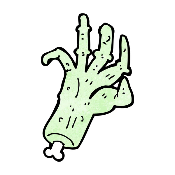 Cartoon zombie hand — Stock Vector