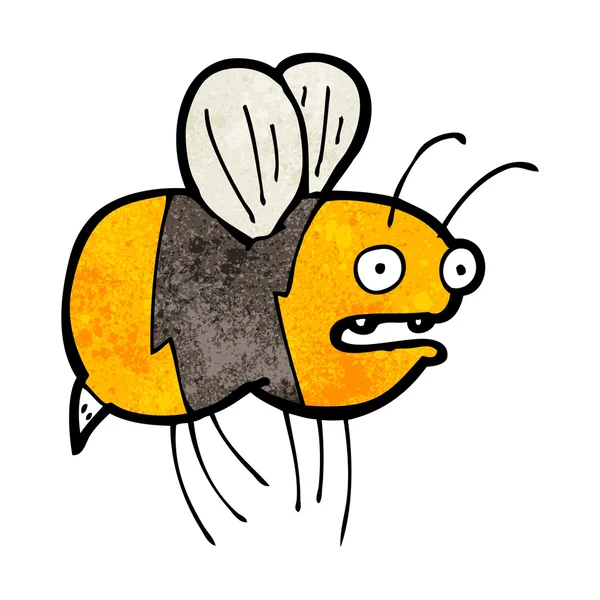 Летающая пчела — стоковый вектор