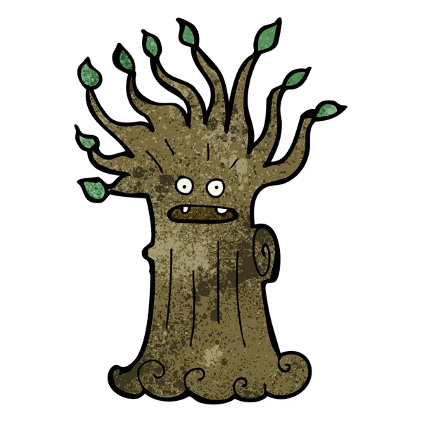 Drzewo z zielonych liści — Wektor stockowy