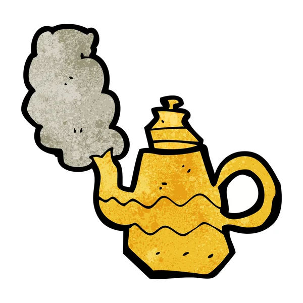Desen animat cafea oală — Vector de stoc