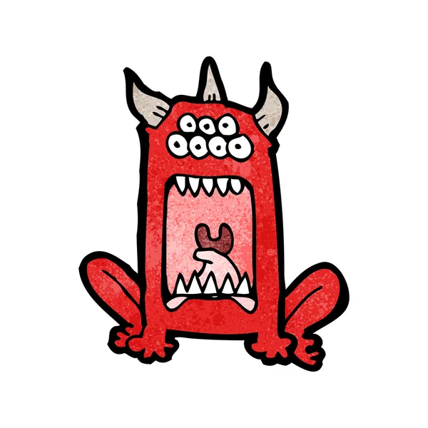 Cartoon gross monster — Stock Vector