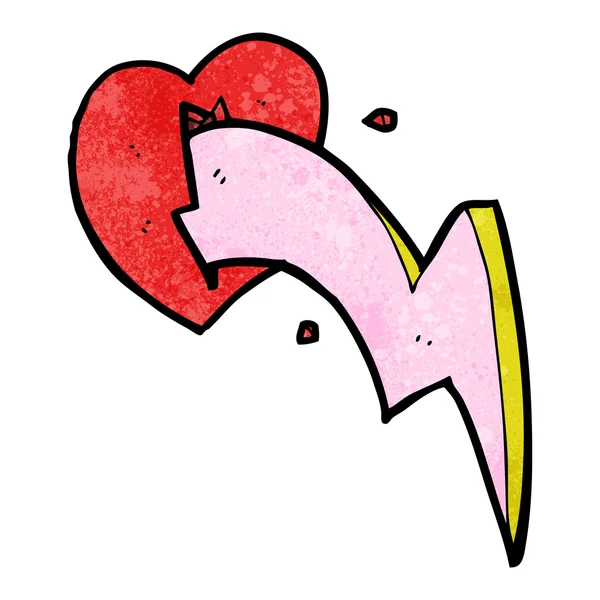 Cartoon hjärta — Stock vektor