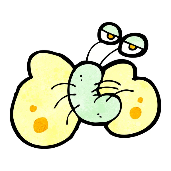 재미 나비 만화 — 스톡 벡터