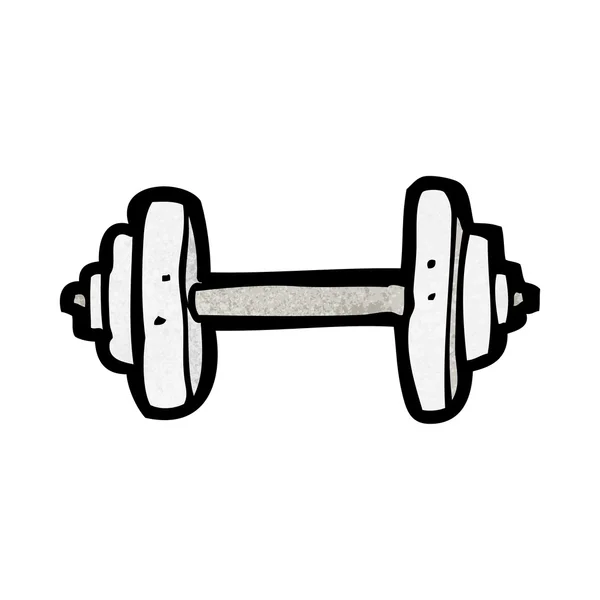 Cartoon gym weight — Stock Vector