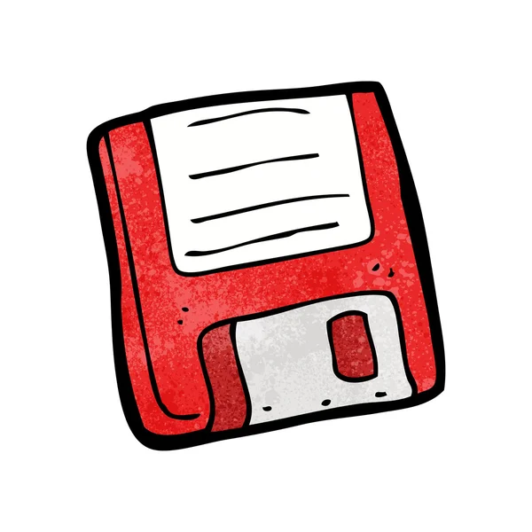 Cartoon-Retro-Diskette — Stockvektor