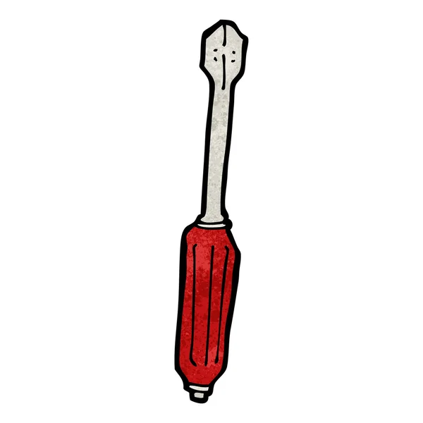Cartoon screwdriver — Stock Vector