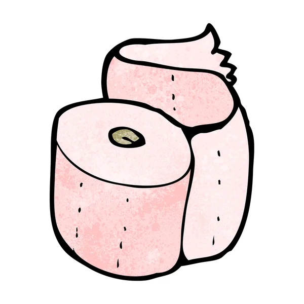 Carta igienica cartone animato — Vettoriale Stock