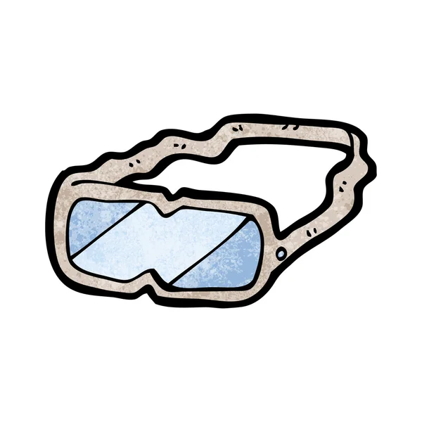 Γελοιογραφία γυαλιά του σκι — Διανυσματικό Αρχείο
