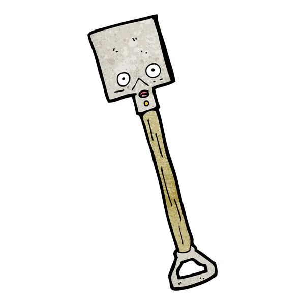 Seriefiguren spade — Stock vektor