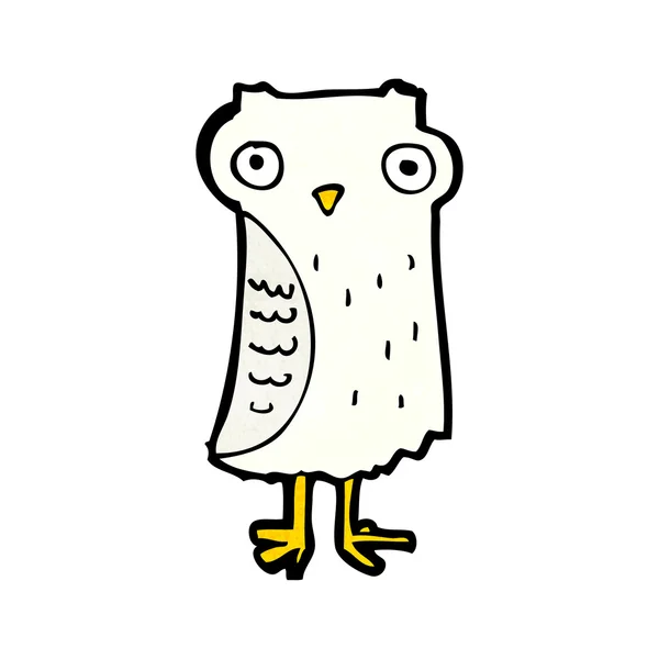 Cartoon snowy owl Royalty Free Stock Illustrations