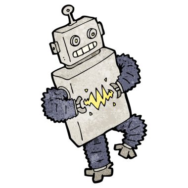 Robot çizgi film dans