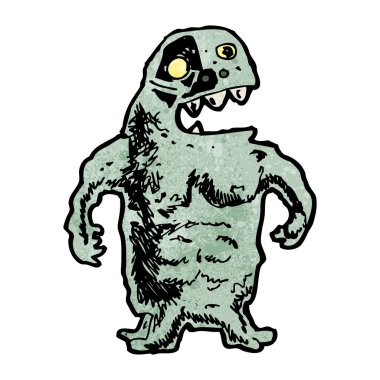 çizgi film korkunç canavar