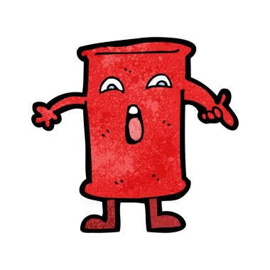 dökme demir pişirme kap karikatür