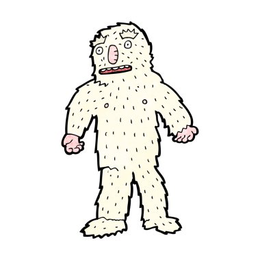 çizgi film yeti canavar