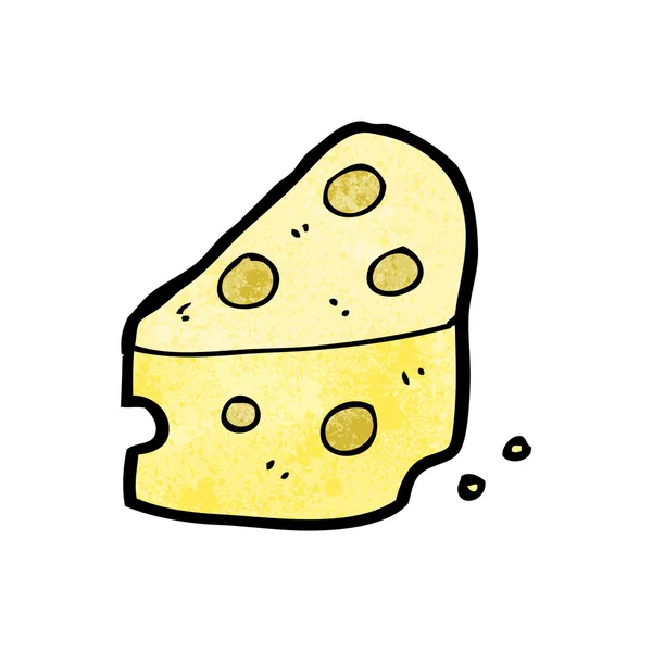 Karikatür peynir — Stok Vektör
