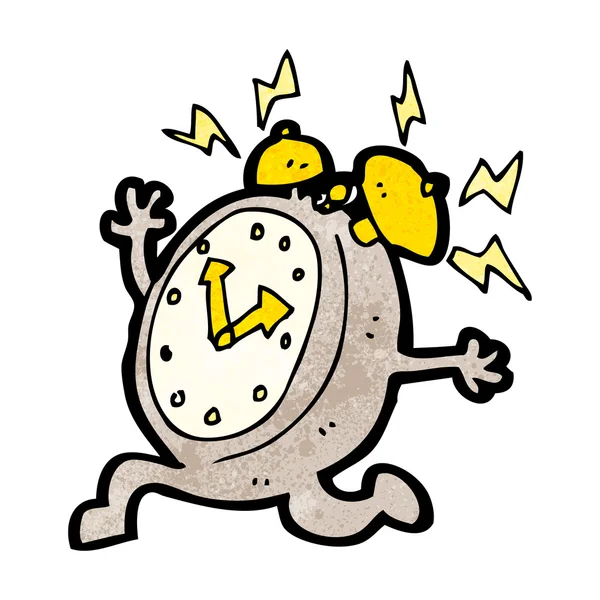 만화 알람 시계 — 스톡 벡터