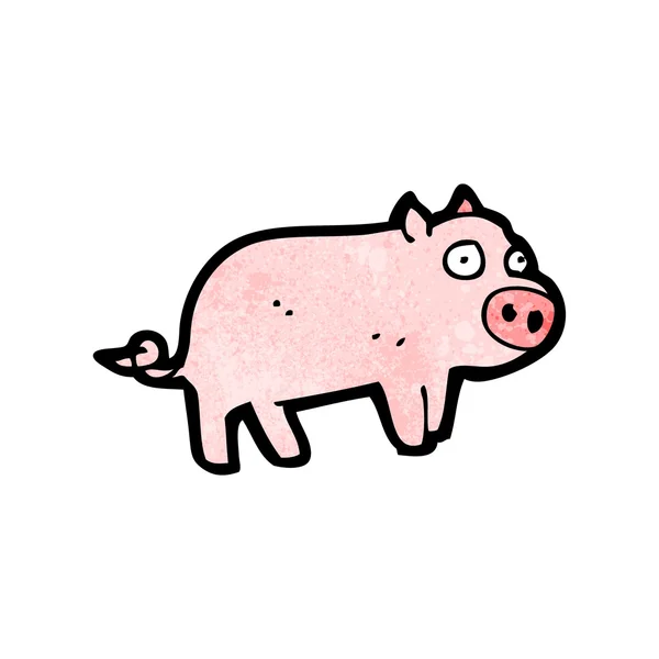 Porco de desenho animado — Vetor de Stock