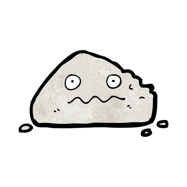 欠かれた石の漫画のキャラクター — ストックベクタ