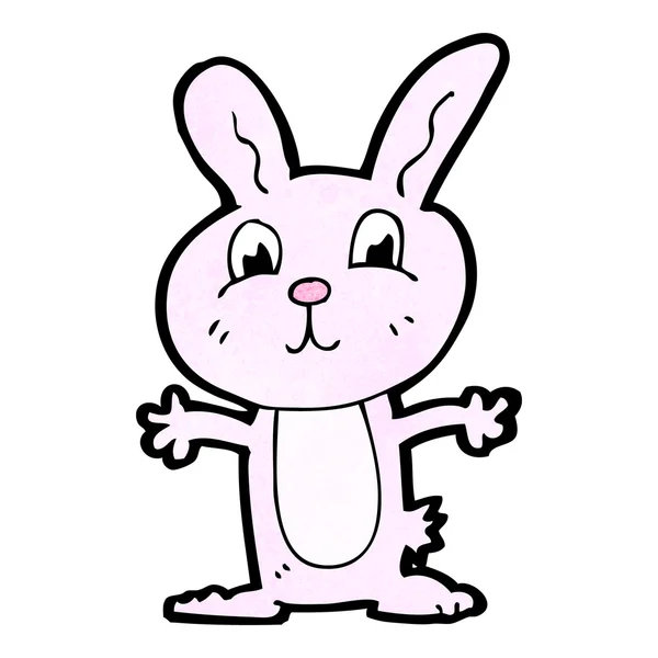 Mignon lapin dessin animé — Image vectorielle