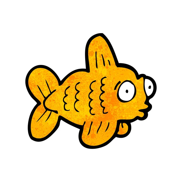 Cartoon goldfish — Stock Vector
