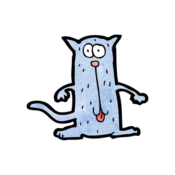 Grappige stripkat — Stockvector