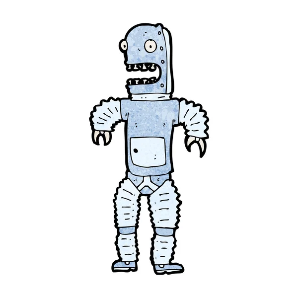 Grappige cartoon robot — Stockvector