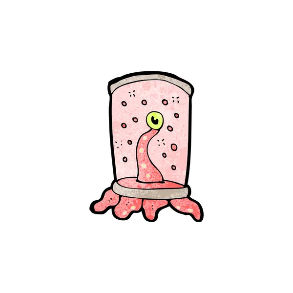 Mostro tentacolo cartone animato — Vettoriale Stock