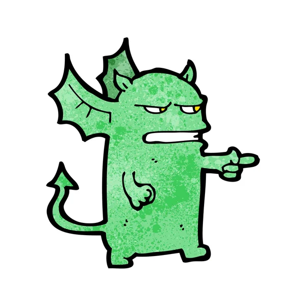 Cartoon kleines Monster — Stockvektor