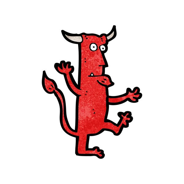 Diabo dos desenhos animados — Vetor de Stock