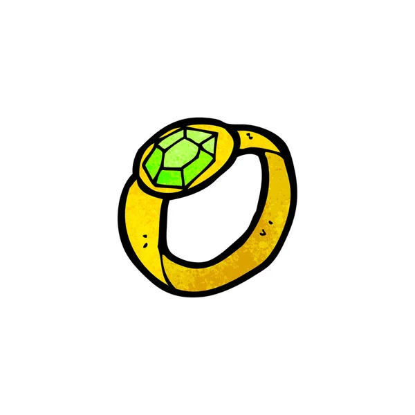 Kreslený prsten — Stockový vektor