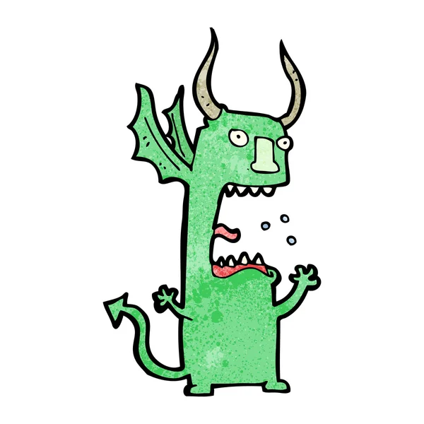 Kreslený crazy ďábla — Stockový vektor