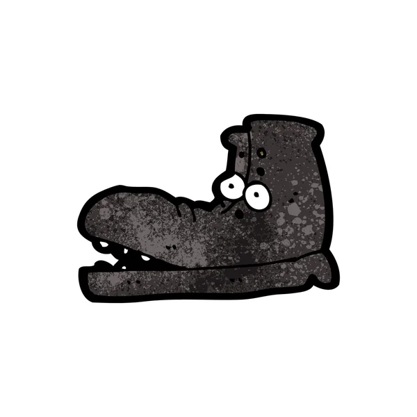 Cartoon old boot — Stock Vector