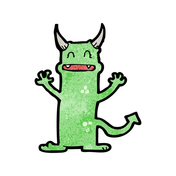 Dibujos animados pequeño diablo — Vector de stock