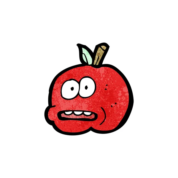 Red Apple Mascot — Vector de stoc