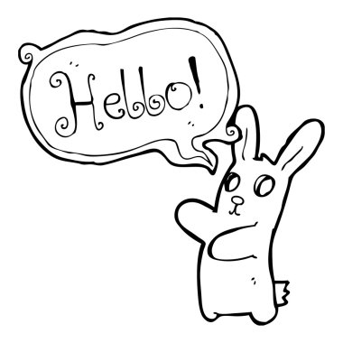 çizgi film zombi Merhaba bunny