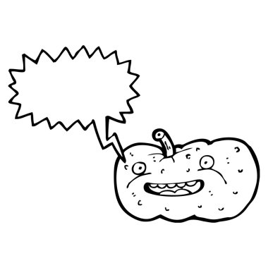 tatlı elma karikatür