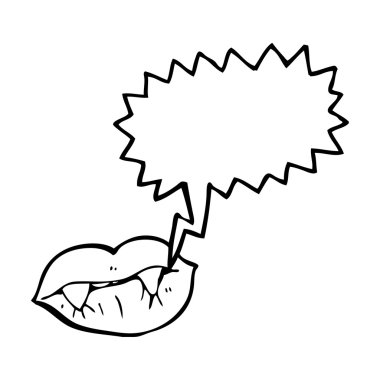 çizgi film seksi vampir dudaklar