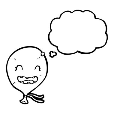 Balon ile düşünce balonu