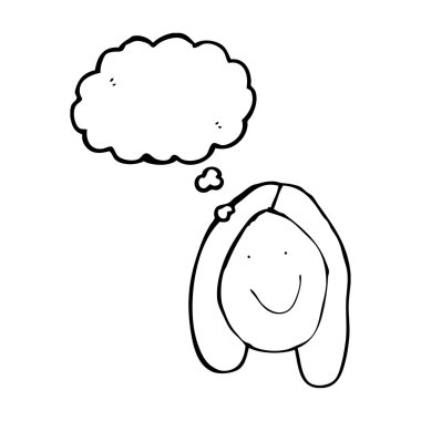 Mutlu bir yüz çiziminin çocuğun