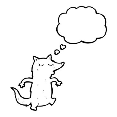 karikatür kurnaz tilki