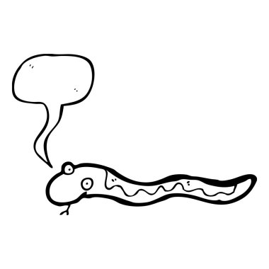 slithering yılan karikatür