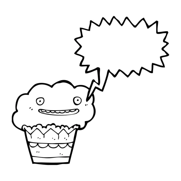 Muffin Hablando — Archivo Imágenes Vectoriales